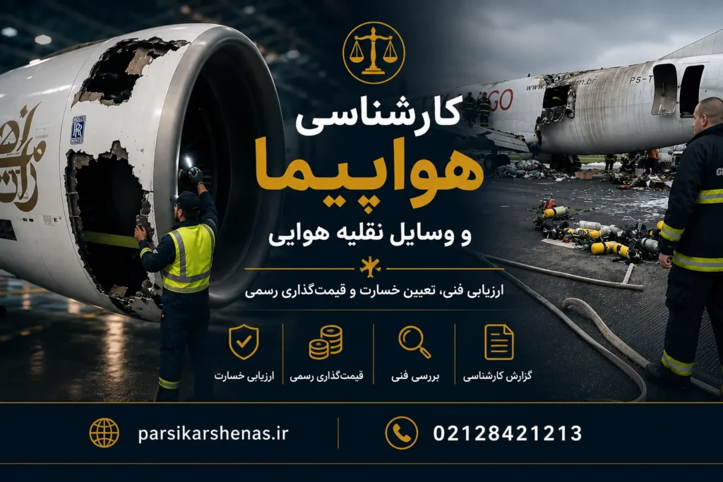 کارشناس رسمی دادگستری هواپیما